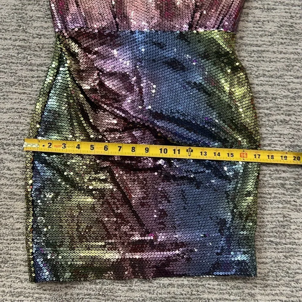 NWT The New Arrivals by ILKYAZ OZEL Isla Blue Jade Bustier Dress EU 38/Medium - Picture 11 of 16